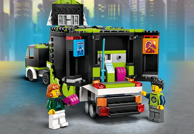Camion pentru turneul de gaming, +7 ani, 60388, Lego City